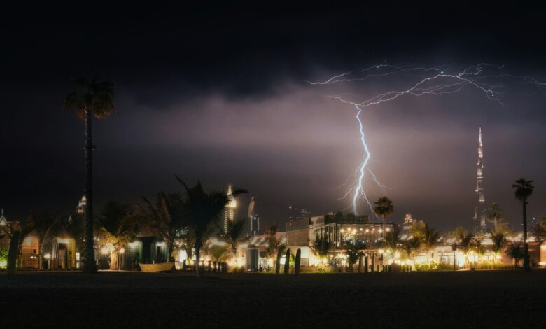 heavy rainfall sweeps through UAE