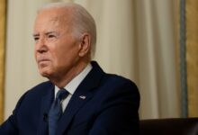 On July 14, 2024, President Joe Biden addressed the nation from the Oval Office in a live broadcast, delivered from Washington, DC. Erin Schaff/Pool/Getty Images