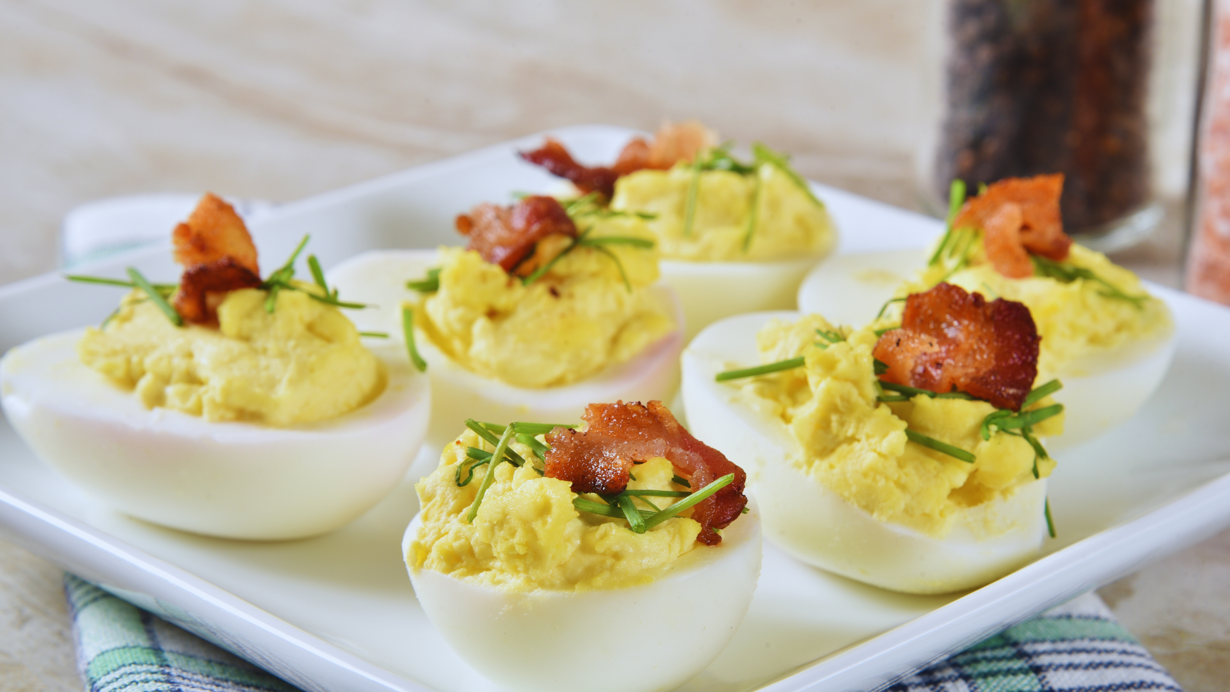 Deviled Eggs with Bacon