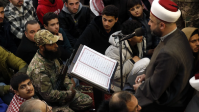 Syrians gather to hear a Muslim cleric during Friday prayers at the historic 7th-century Umayyad Mosque in Damascus, Syria, on Friday, Dec. 13, 2024. (AP Photo/Omar Sanadiki)