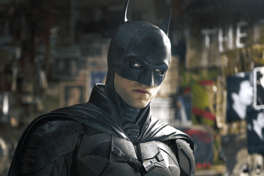 Robert Pattinson in The Batman, Photo by Jonathan Olley / Warner Bros. / Courtesy of Everett Collection