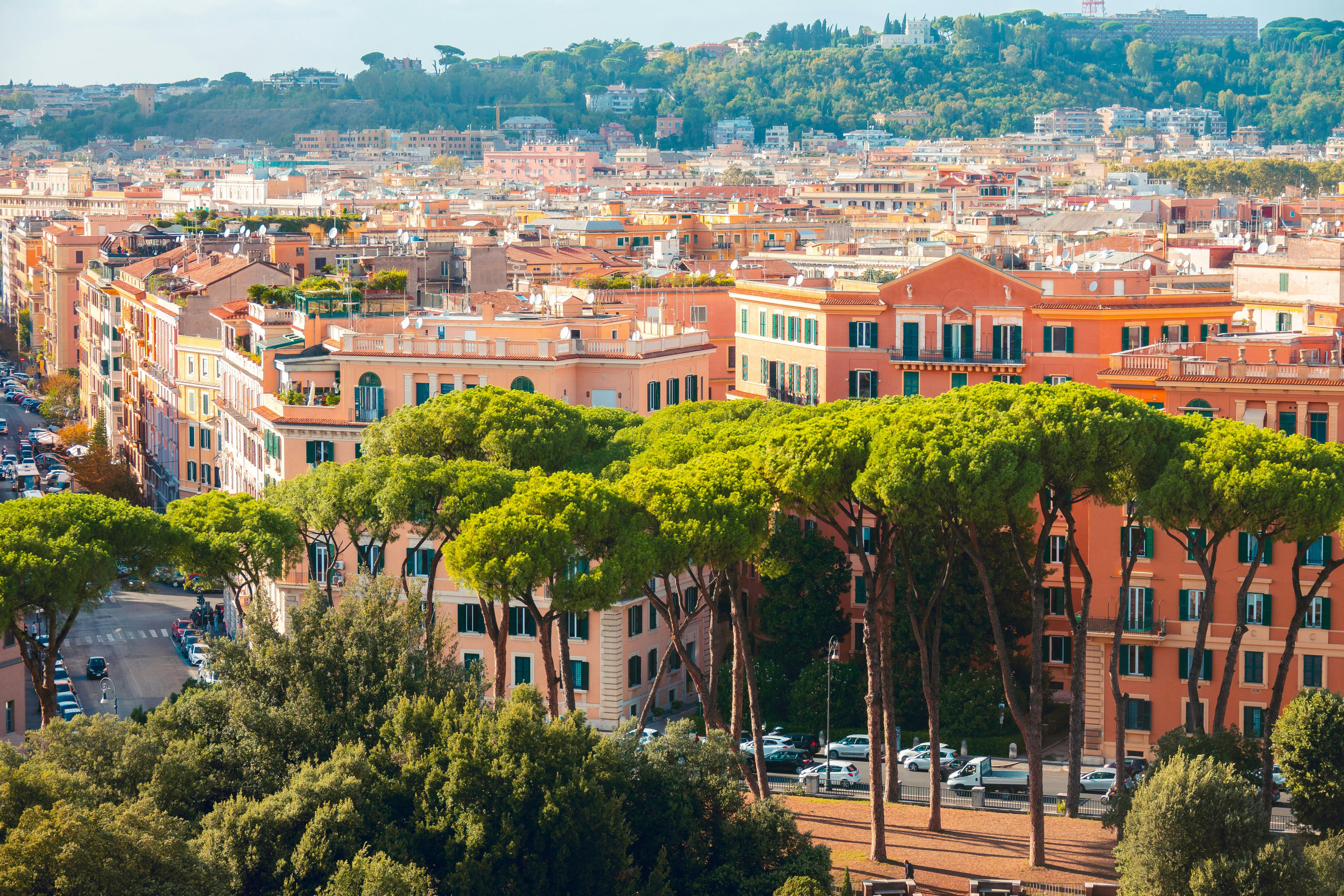 Rome, Lazio, Italy Residential Area of Rome