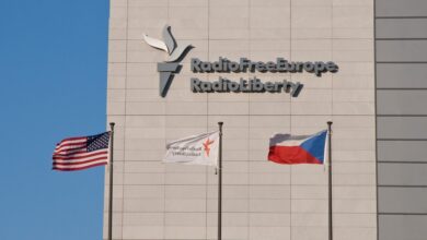 Radio Free Europe/Radio Liberty headquarters in Prague, Czech Republic
