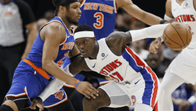 Brunson scores 40, Knicks top Pistons 116-113 in Game 6, advance to 2nd-round series with Celtics