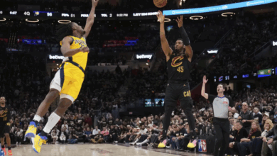 The Indiana Pacers vs. The Cleveland Cavaliers in Game 5