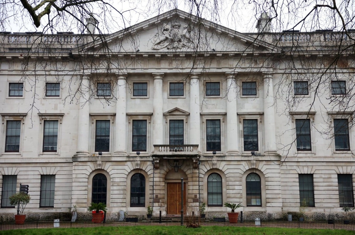 Royal Mint Court, the planned location for China’s new embassy in London. Photo: EPA-EFE
